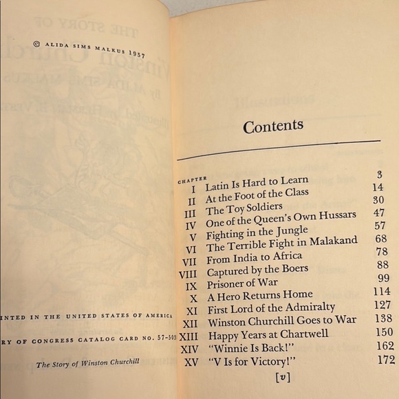 The Story of Winston Churchill Book by Alida Sims Malkus - Picture 11 of 11